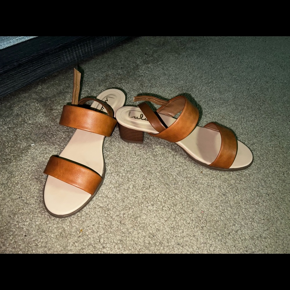 Lulu’s sandal heels, only wore once